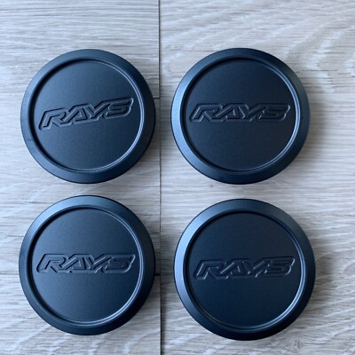 Cache-moyeu Volk Racing Rays ZE40/TE37UL - 4 Pièces Argent, Basse, Type O-Ring