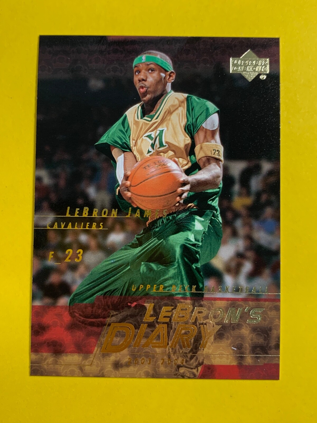 2003 UPPER DECK LEBRON JAMES DIARY #LJ4