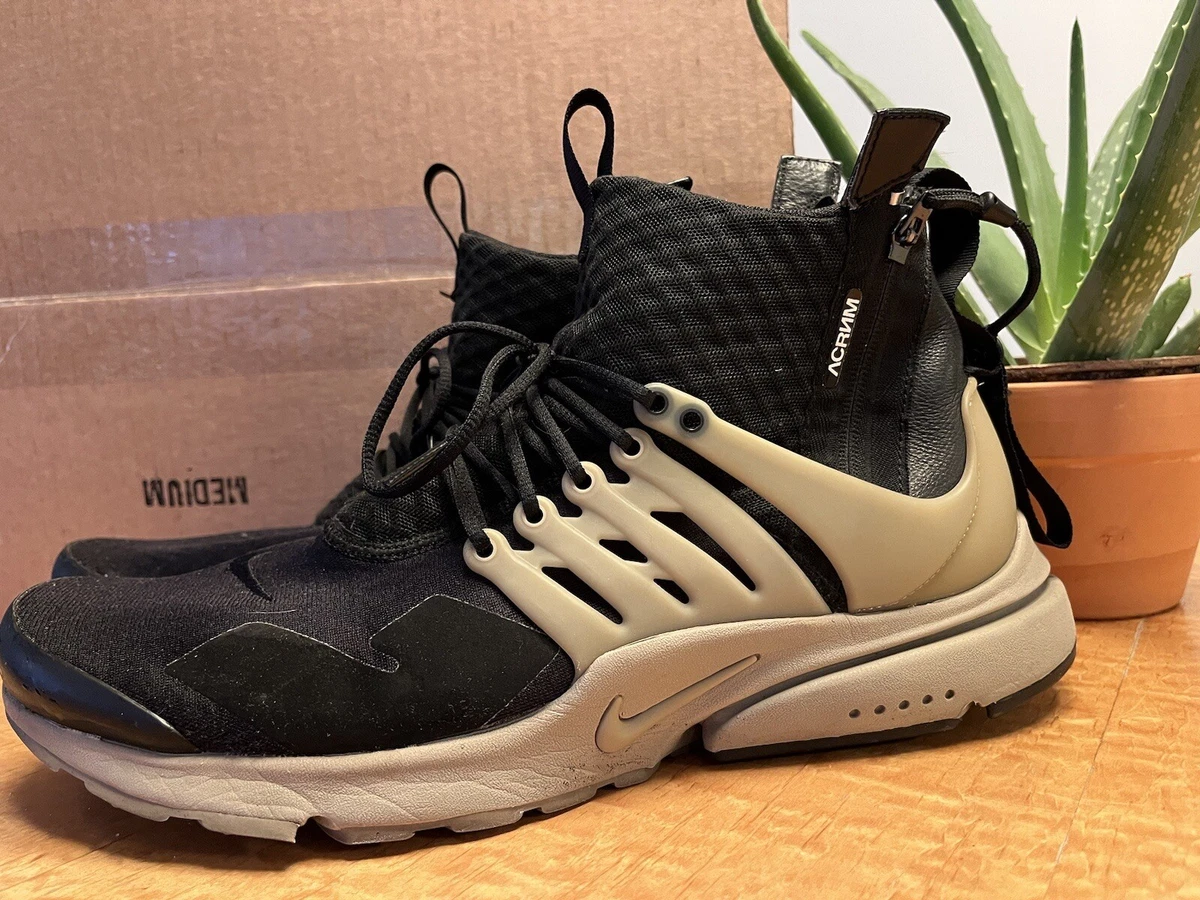 Forfærde Glorious forhøjet Size XL 12-13 Nike Air Presto Mid Acronym Black Bamboo 844672-001 RARE |  eBay