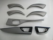 BMW 1 SERIES F20 LCI M SPORT ALU HEXAGON INTERIOR TRIM SET WITH BLUE STRIP RHD