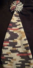 Knitted Stocking Hat With Pompom
