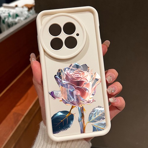 For OnePlus 13T 13R 13 12R Ace 5 ShockProof Silicone Flower TPU Soft Case Cover - Picture 13 of 14
