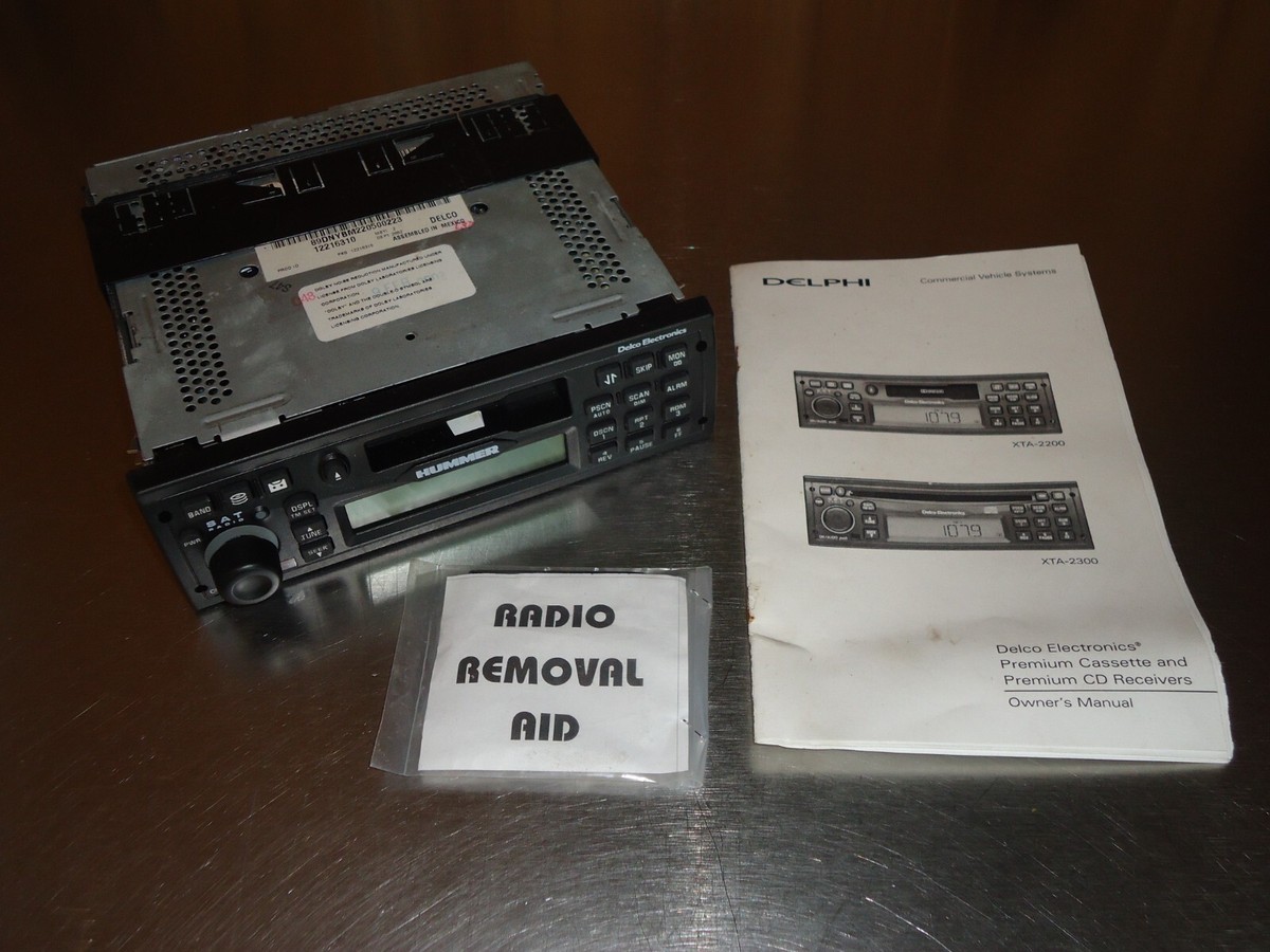 New NOS GM Delco Delphi Cassette Sat Radio 12216310 XTA-2200