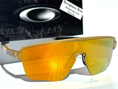 NEW Oakley CORRIDOR SQ Matte Trans Light Curry PRIZM 24K Gold