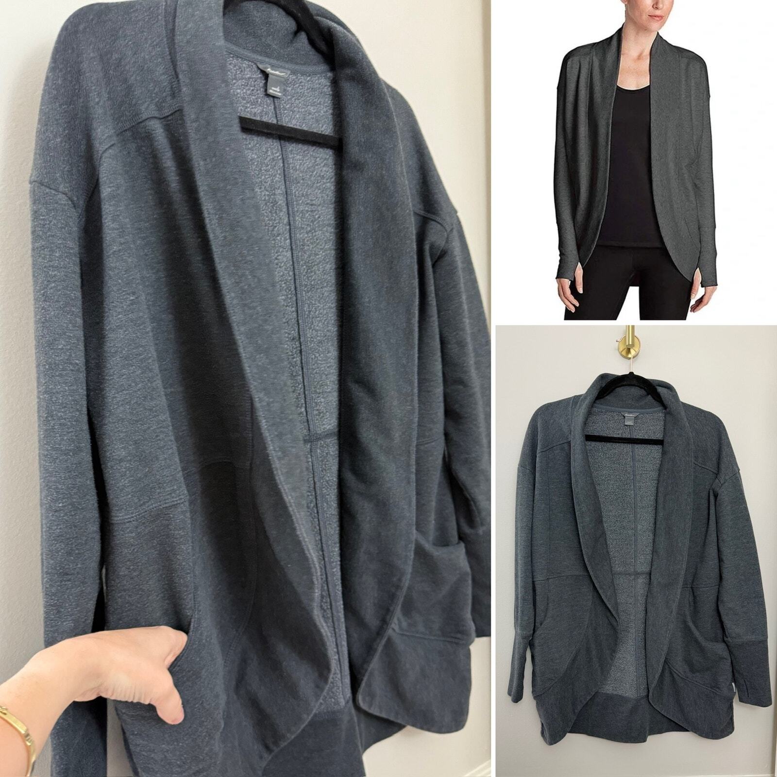 Eddie Bauer Minimalist Camp Fleece Open Cardigan for Cozy Loungewear