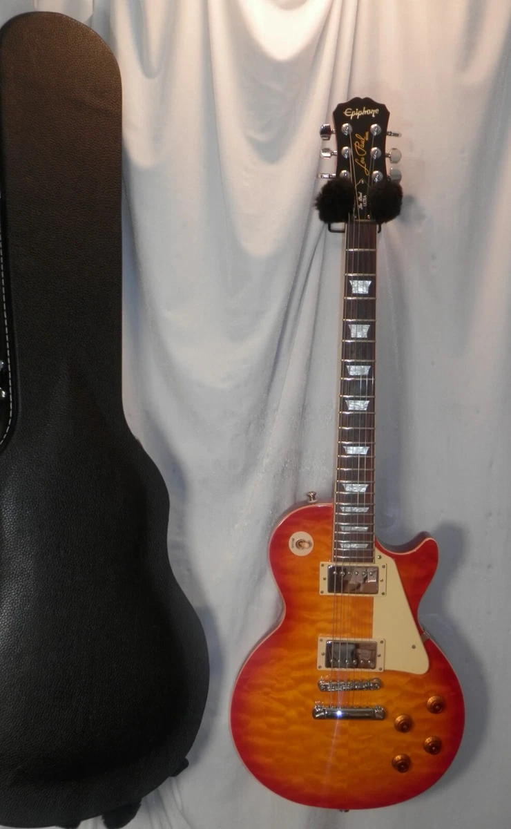 Epiphone Les Paul Quilt Top Cherry Sunburst electric guitar w