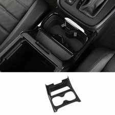 Center Console Water Cup Holder Frame For Honda CRV CR-V Glossy Black 2023-2024