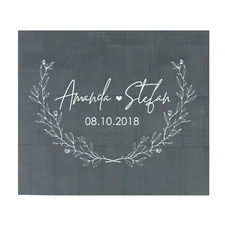 Custom Wooden Pallet Wall Art Home Decor - Amanda & Stefan