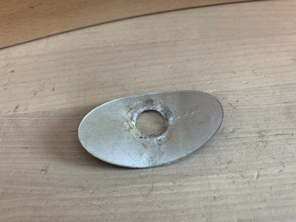 PACIFIC PDP 2000s Vtg Oval BADGE Drum Logo Plate Emblem Escucheon Part Black - Image 3 of 3