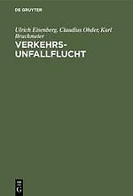 Verkehrsunfallflucht | Buch | 9783110121155