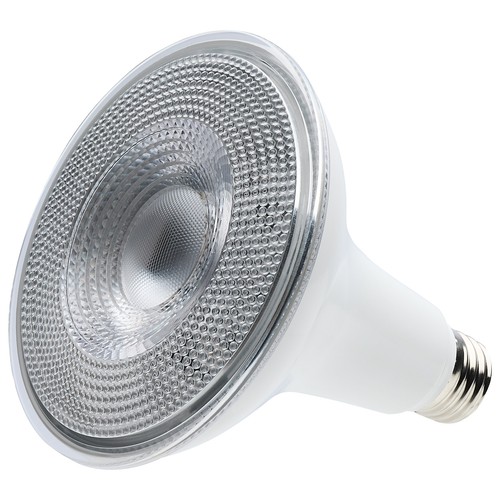 2 Pack Satco DUSK TO DAWN LED 120V 14W =90W PAR38 Medium E26 3000K Soft White - Picture 4 of 11