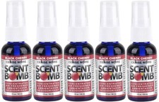 Scent Bomb 100 Oil Based Concentrated Air Freshener Spray, Cherry, 5 Pack