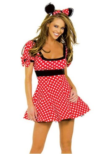 Halloween Sexy Womens Minnie Mouse Fancy Dress Costume Lingerie Hen Party Wear - 第 1/1 張圖片