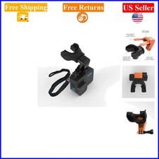Orange Silicone Mouth Mount for GoPro - Lightweight, Stable, Breathable