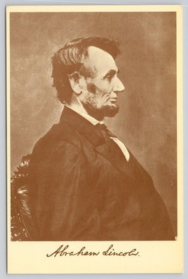 Postcard Art Portrait of Abraham Lincoln 76E