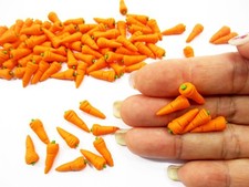 Dollhouse Food Supply 100 Carrot Easter Vegetable Miniature 1:12 Accessory 15017