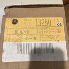Lot Of Four -GE 13250 Lu 100 Watt High Pressure Sodium Lamps