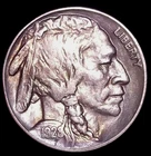 1928-S  BUFFALO NICKEL 5C AU, FULL DATE ,HORN