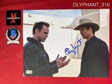 Timothy Olyphant autographed signed 11x14 photo Justified Beckett COA