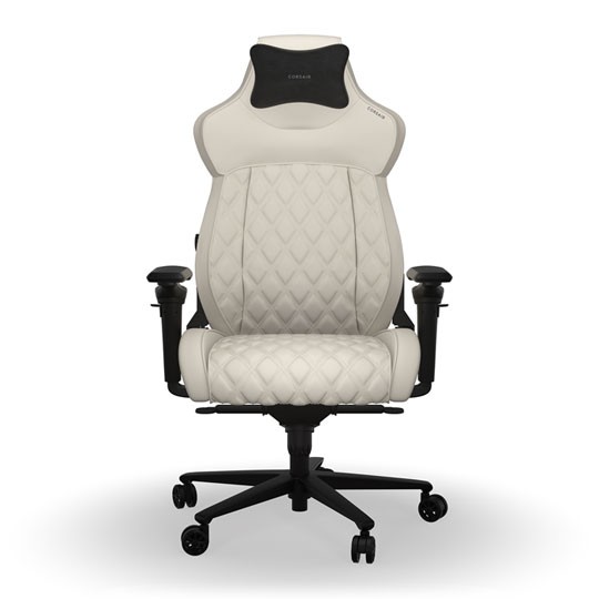 Corsair Beige Tc500 Luxe Pc Gaming Chair Upholstered Seat - Image 2