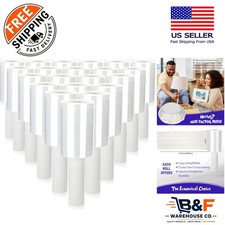 Ergonomic 20 Pack Mini Stretch Wrap Rolls - 5" x 800ft Clear for Easy Wrapping