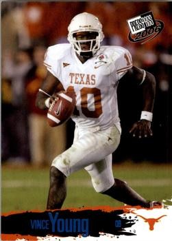 2006 Press Pass #B11 Vince Young Blue LONGHORNS TITANS