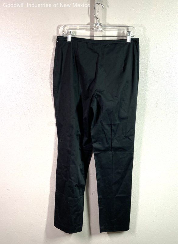 Pendleton Womens Black Solid Cotton Spandex Slim … - image 5