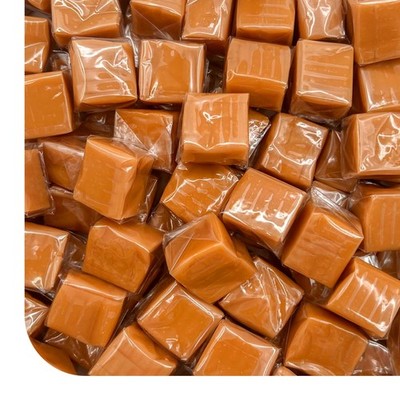 Caramel Cubes Candy - 2 Pound Bulk Pack (About 150 Count) - Individually Wrapped