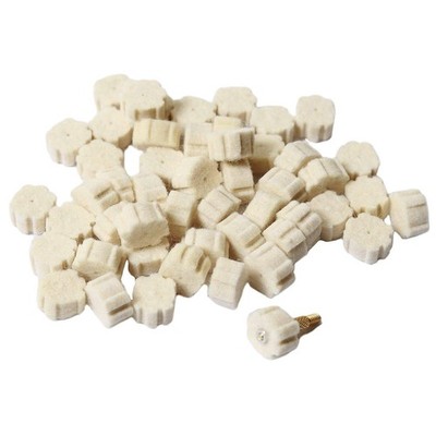 (50 Pack) Aolamegs .223/5.56 Wool Star Chamber Cleaning Pads or Attachment... 