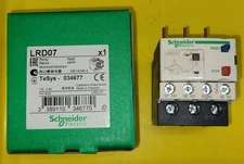 Schneider Electric LRD07 Overload Relay, 3 Poles, 1.6 A – 2.5 A, 1NO/1NC