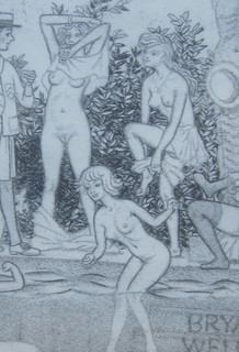 SEVERIN MARK Exlibris Ex Libris bookplate SIGNIERT erotic art nude akt RAR !!!