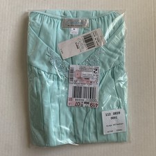 Miss Elaine Nylon Tricot Short Sleeve Nightgown Sea foam Green X-large NOS
