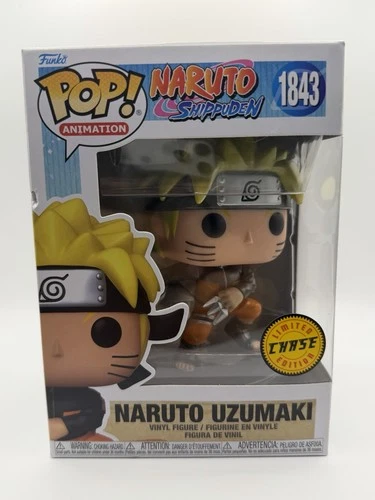 Funko Pop! Naruto Shippuden Naruto Uzumaki Metallic Chase #1843 Pop New in Box
