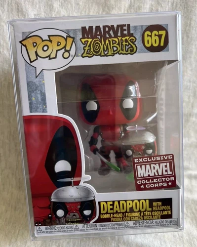 Funko Pop! Deadpool with Headpool Marvel Zombies#667 Vinyl Figure Exclusive