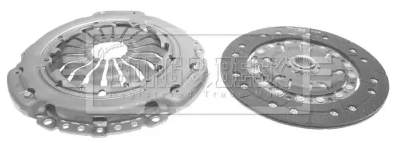 2 Piece Clutch Kit HK2478 Borg & Beck 95518816 1629100 01629100 095518816 - Image 2