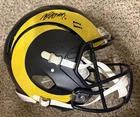 Devonta Adams Full Size Authentic Signed Rams Helmet “Rams House”