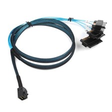 Internal RAID Cable SFF-8643 to 4 SFF-8482 SAS Breakout 1M with Power Connector