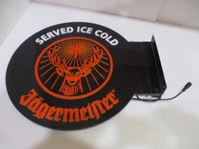 JAGERMEISTER - 2 SIDED LIGHT UP SIGN-LIGHT- 15"- WORKS