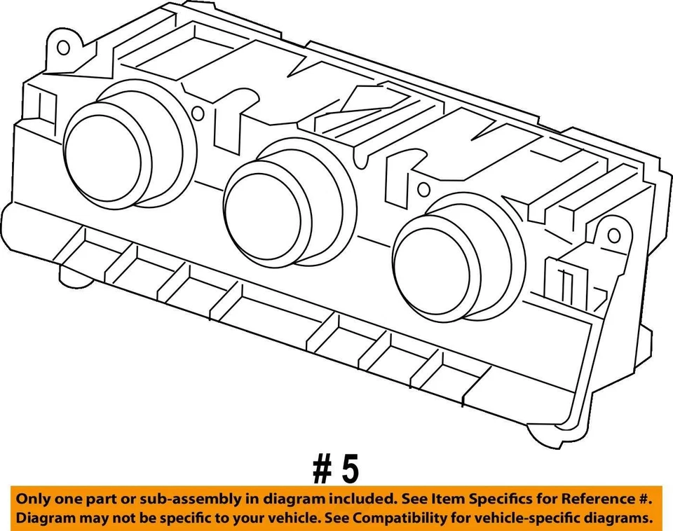 2014-2015 JAGUAR F-TYPE TEMPERATURE CLIMATE CONTROL PANEL EX53-18C858-CK OEM - Image 4 of 4