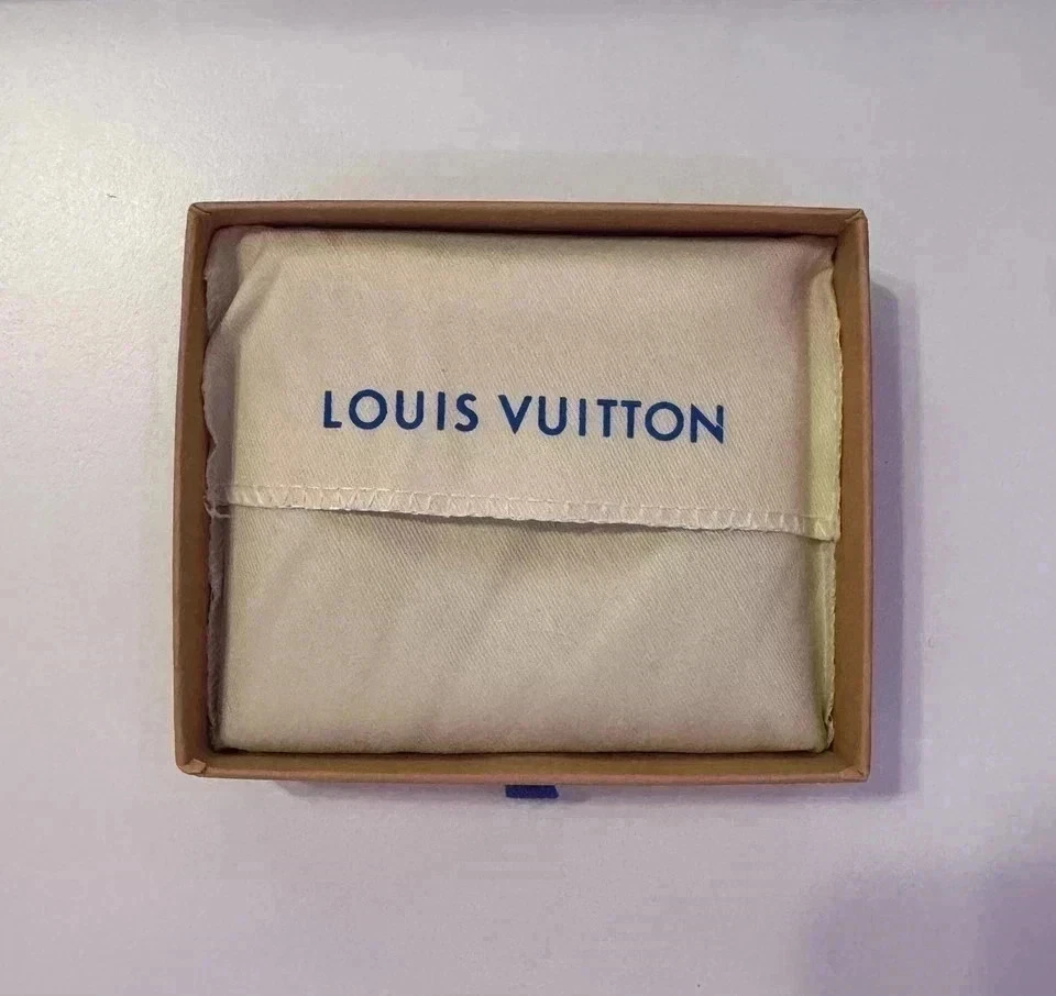 Carteira masculina Louis Vuitton monograma múltiplo lona fina preta (com caixa) - Imagem 2 de 4
