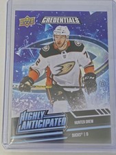 Hunter Drew - Highly Anticipated Rookie #HA-44 - 2022-23 Upper Deck Credentials