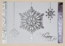 Christmas "Happy Holidays" /Greeting Card (+ Envelope 7×5")