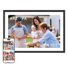 ARZOPA Frameo Digital Picture Frame 10.1 Inch Smart WiFi Digital Photo Frame ...