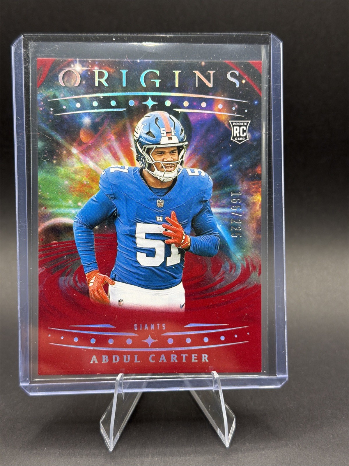 2025 Panini Origins - Rookies Abdul Carter, Abdul Carter #112 Red /225 (RC)