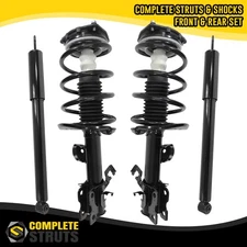 Front Complete Struts & Rear Shock Absorbers for 2011-2017 Nissan Juke FWD