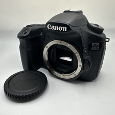 Canon EOS 60D 18.0 MP Digital SLR Camera - Black Body TESTED WORKS 3.4K CT