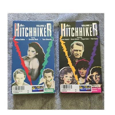 Lorimar Home Video The Hitchhiker Vol 2 & 3 VHS Lot 1987 Horror Thriller R