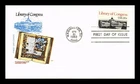 US COVER LIBRARY OF CONGRESS FIRST DAY ISSUE HOUSE OF FARNAM CACHET