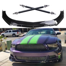 Front Bumper Lip Chin Spoiler Splitter Body Kit For Ford Mustang Gt Shelby Gt500 Front Bumper Lip Chin Spoiler Splitter Body Kit For Ford Mustang Gt Shelby Gt500