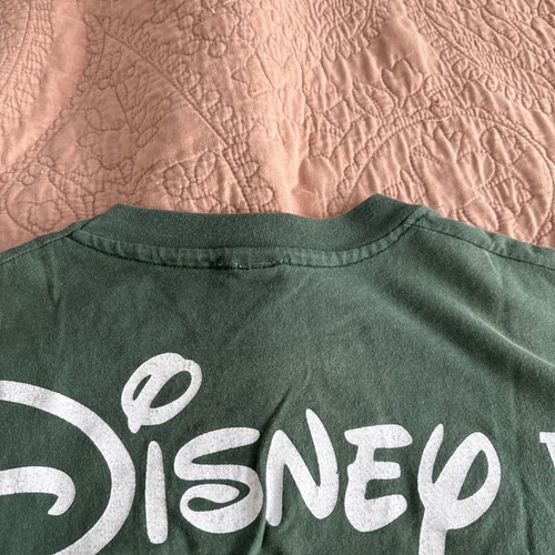 Vintage 90's Walt Disney World Mickey Mouse 94' Green  T Shirt L/XL Logo by Disney, $25.99 - Photo 22